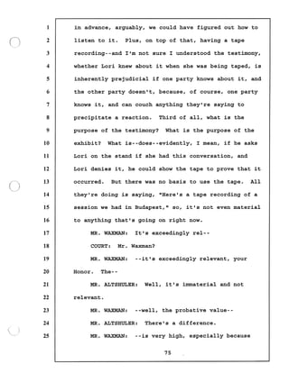 Transcript divorce hearing volume ii part 1