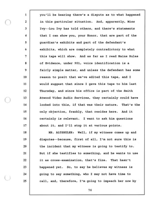 Transcript divorce hearing volume ii part 1