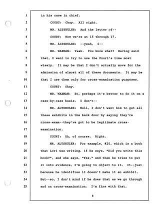 Transcript divorce hearing volume ii part 1