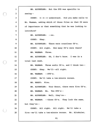 Transcript divorce hearing volume ii part 1