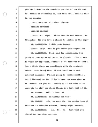 Transcript divorce hearing volume ii part 1