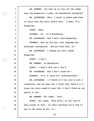 Transcript divorce hearing volume ii part 1