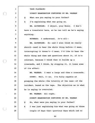 Transcript divorce hearing volume ii part 1