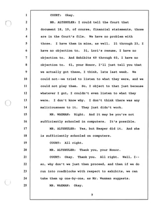 Transcript divorce hearing volume ii part 1