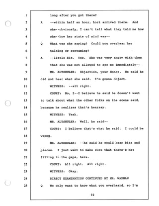 Transcript divorce hearing volume ii part 1