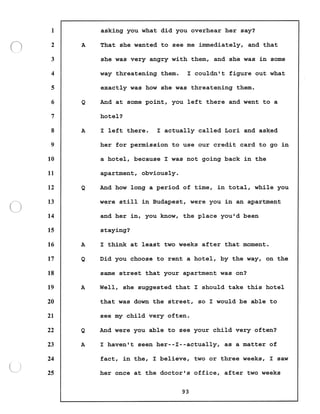 Transcript divorce hearing volume ii part 1