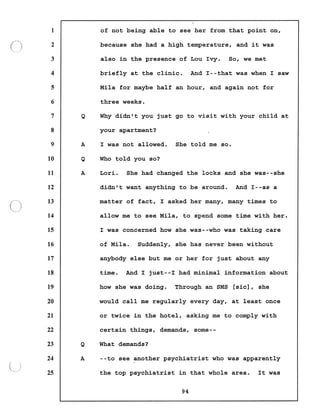 Transcript divorce hearing volume ii part 1