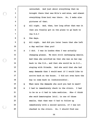 Transcript divorce hearing volume ii part 1