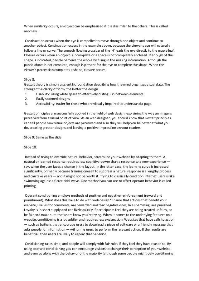 Transcript for the presentation