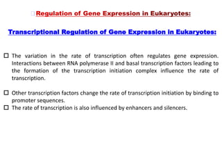 Transcriptional and Post-transcriptional Regulation of Gene Expression.pptx