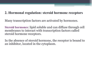Transcriptional and post transcriptional regulation of gene expression ...