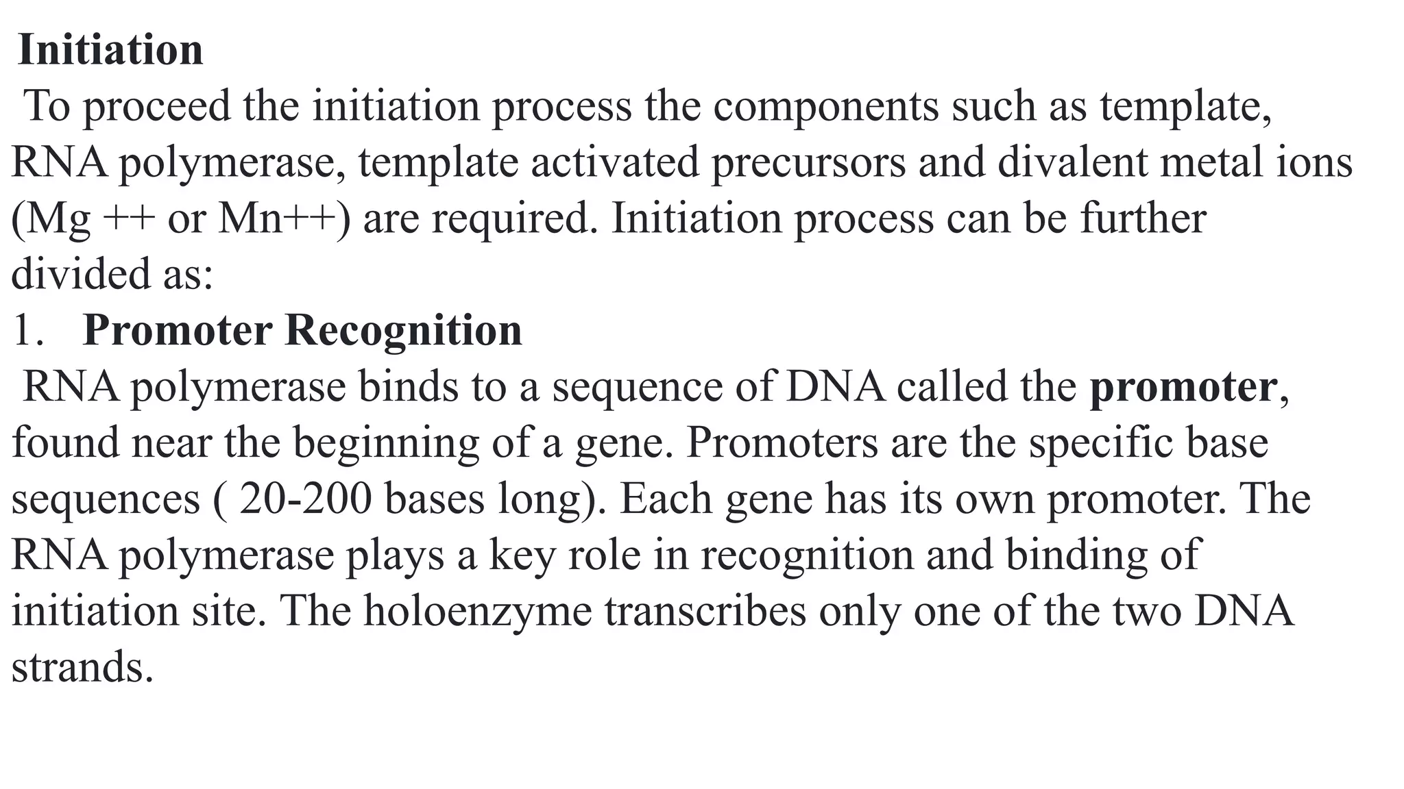 Transcription in prokaryotes | PPTX