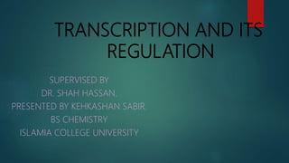 Transcription presentation | PPTX