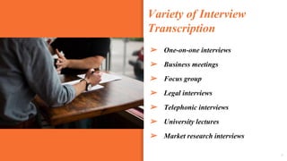 Best Way to Transcribe Interview | PDF