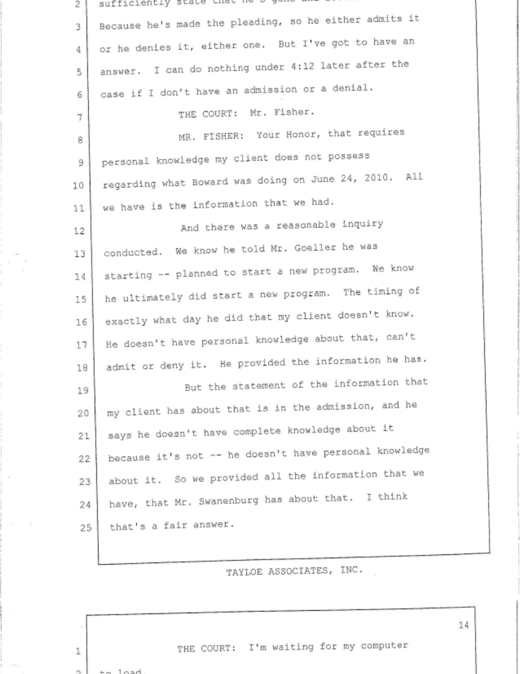 Transcript of proceedings 10 21 2014