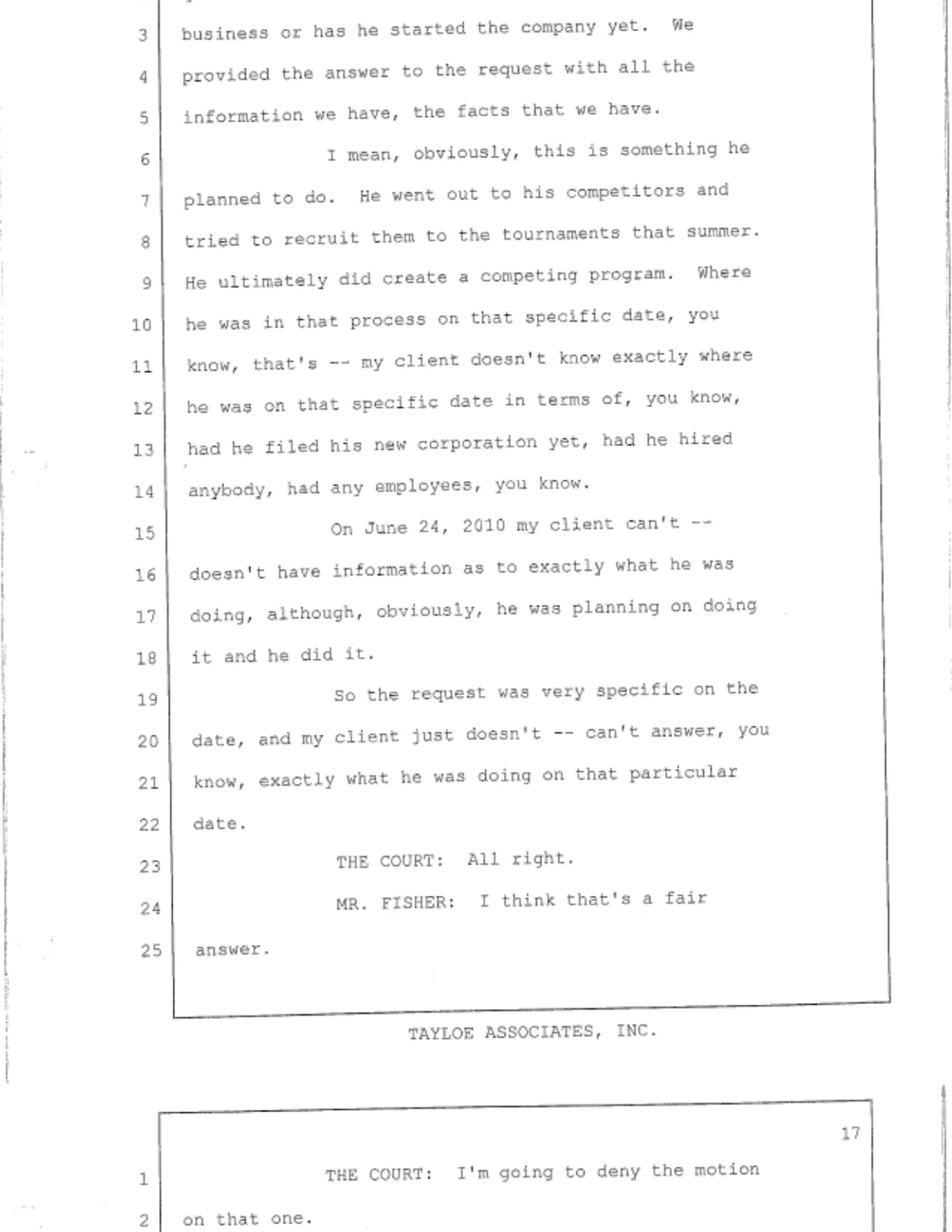 Transcript of proceedings 10 21 2014