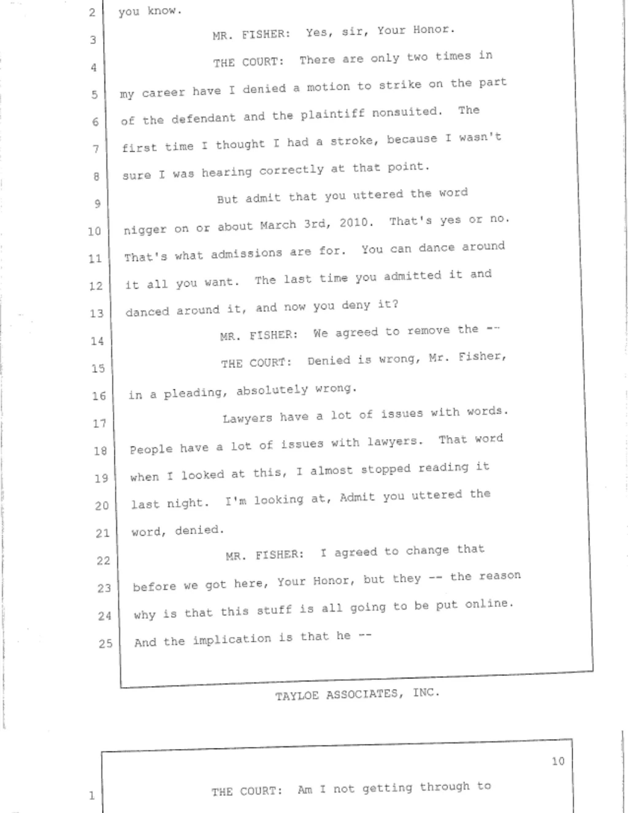 Transcript of proceedings 10 21 2014