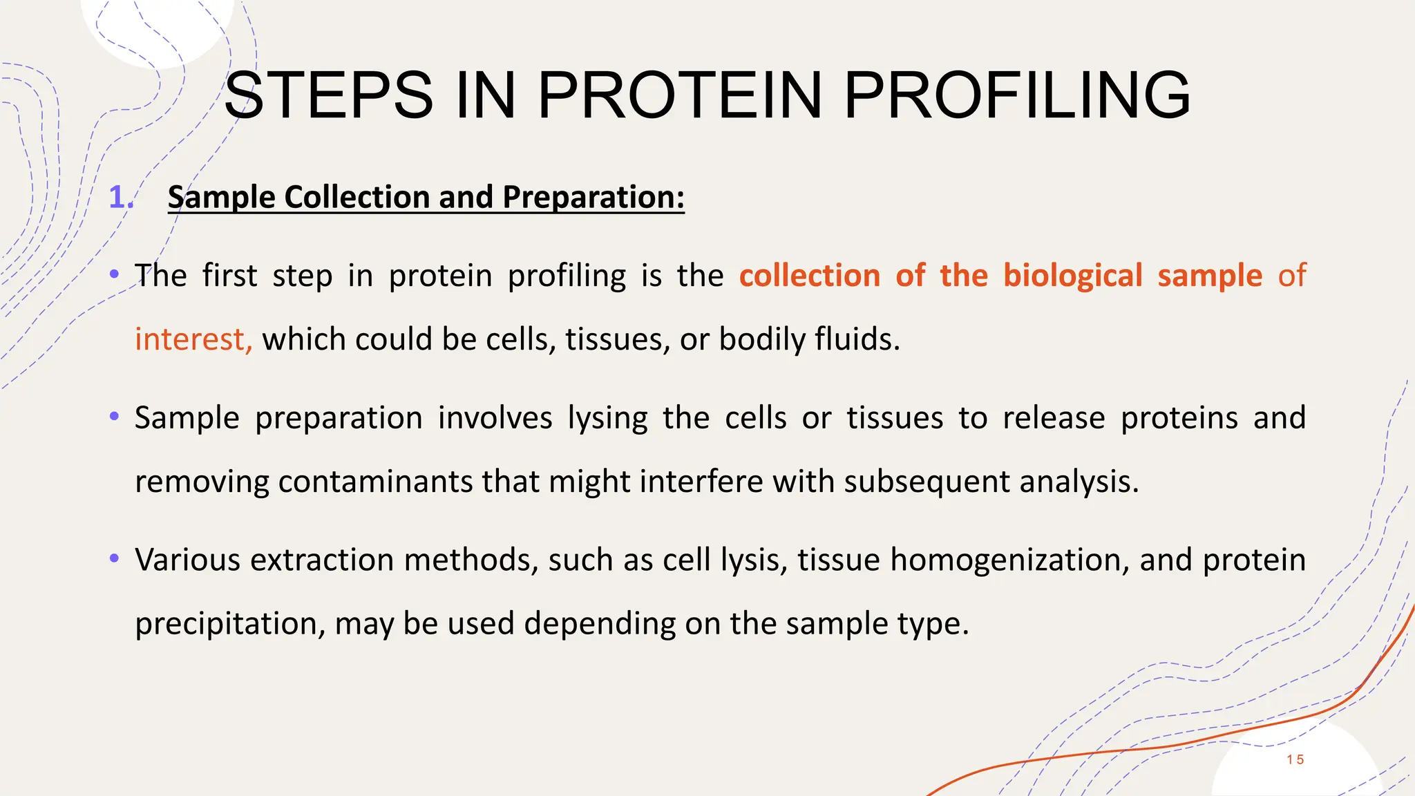 Proteomics Types Protein Profiling Steps Etc PPTX