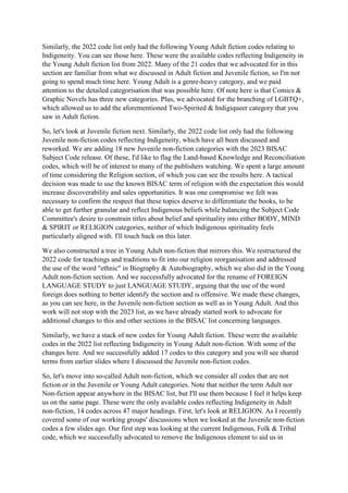 Transcript: #StandardsGoals for 2024: What’s new for BISAC - Tech Forum ...