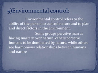How Human Control Nature Internal Transcultural nursing | PPTX