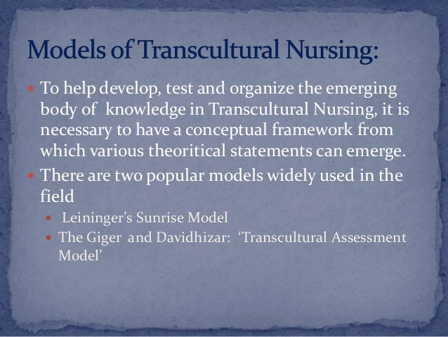 concepts of transcultural nursing Nursing at mount saint mary college in newburgh, specifi c, and general culture care concepts new fi eld of transcultural nursing study and practice. concepts of transcultural nursing Nursing at mount saint mary college in newburgh, specifi c, and general culture care concepts new fi eld of transcultural nursing study and practice.