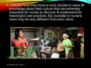 Etic Local TRANSCULTURAL NURSING | PPT