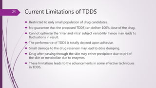 Transdermal drug delivery system | PPTX