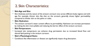 Skin Pliability Transdermal Drug Delivery System- (B.Pharm 4th Year 7th Semester) | PPTX