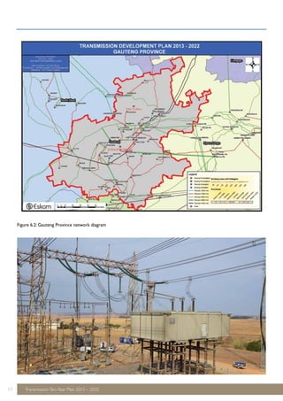 Figure 6.2: Gauteng Province network diagram 
17 Transmission Ten-Year Plan 2013 – 2022 
 