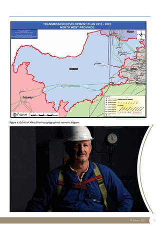 © Eskom 2013 34 
Figure 6.10: North West Province geographical network diagram 
 
