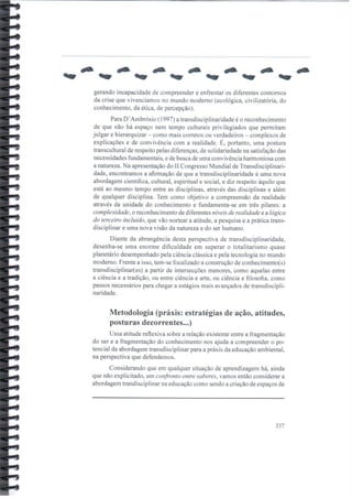 Transdisciplinaridade