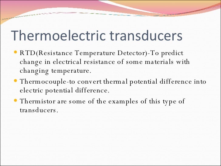 Transducers