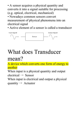 Transducers: a CLIL lesson | PDF