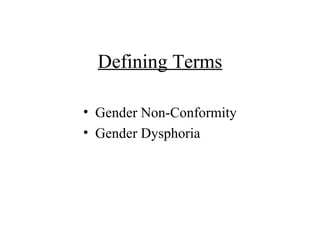 Under the Umbrella: Understanding Transgenderism | PPT