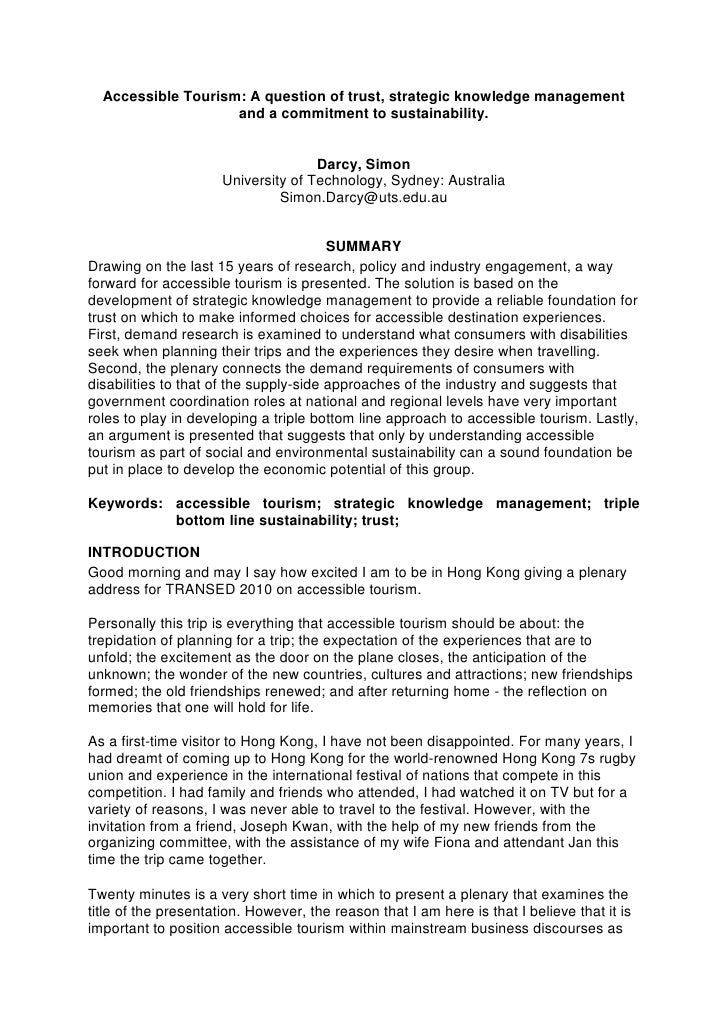 Importance of accessible tourism picture