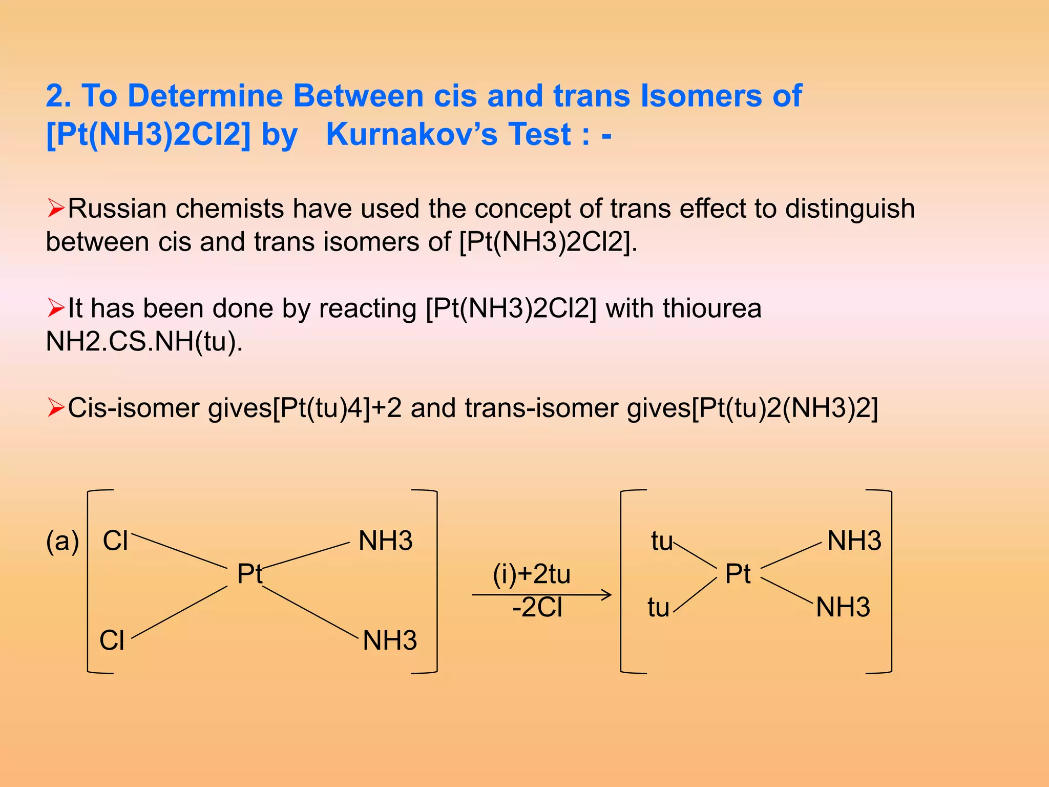 Trans Effect Example Trans effect And Its Applications | PPTX