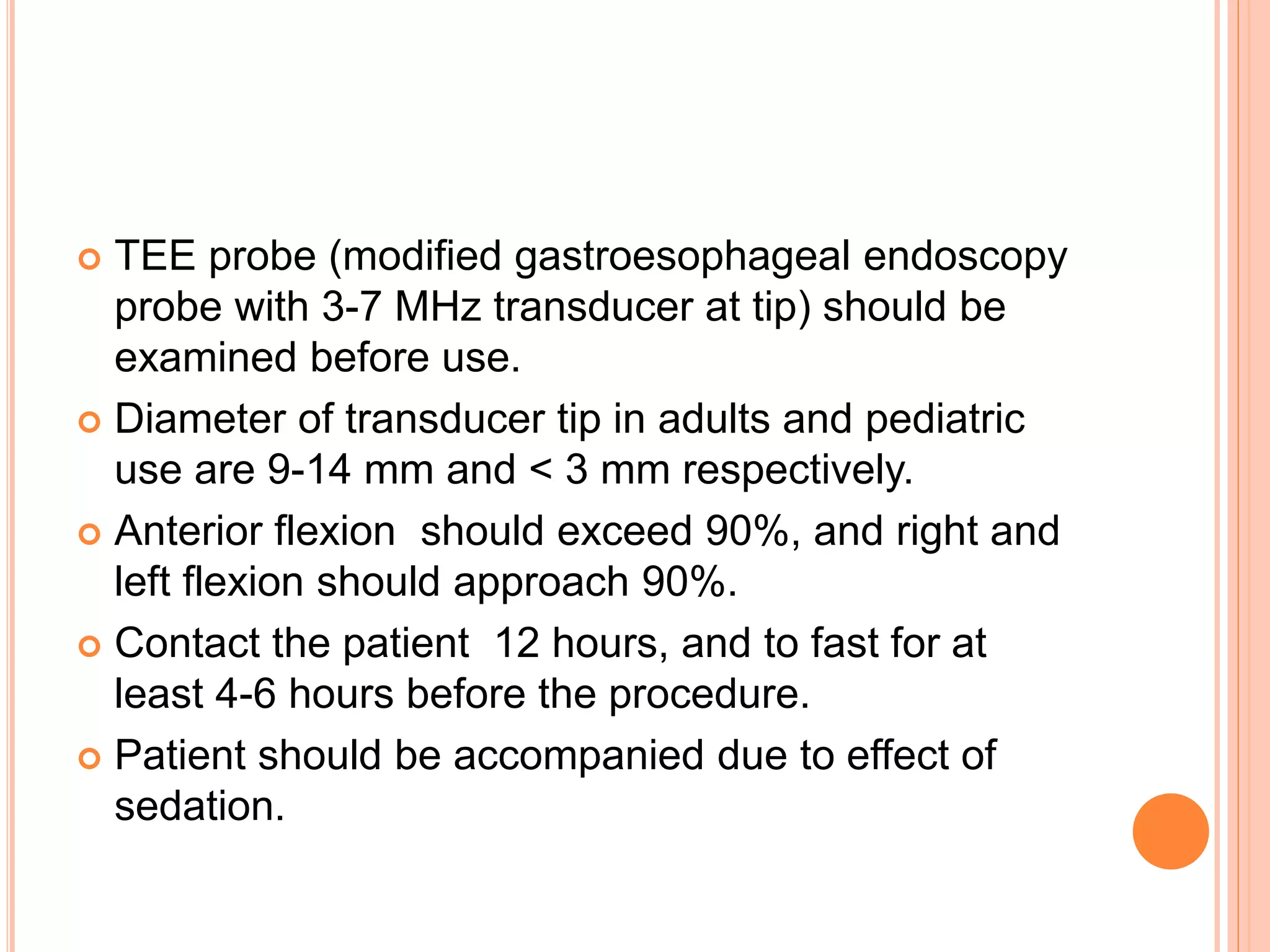 Transesophageal echocardiography | PPTX