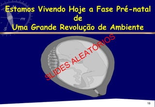 Estamos Vivendo Hoje a Fase Pré-natal de Uma Grande Revolução de Ambiente SLIDES ALEATÓRIOS 