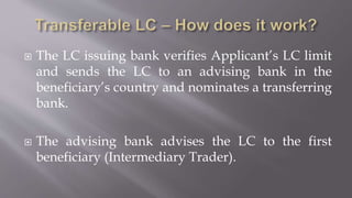 How to use transferable LC more effectively? | PPTX
