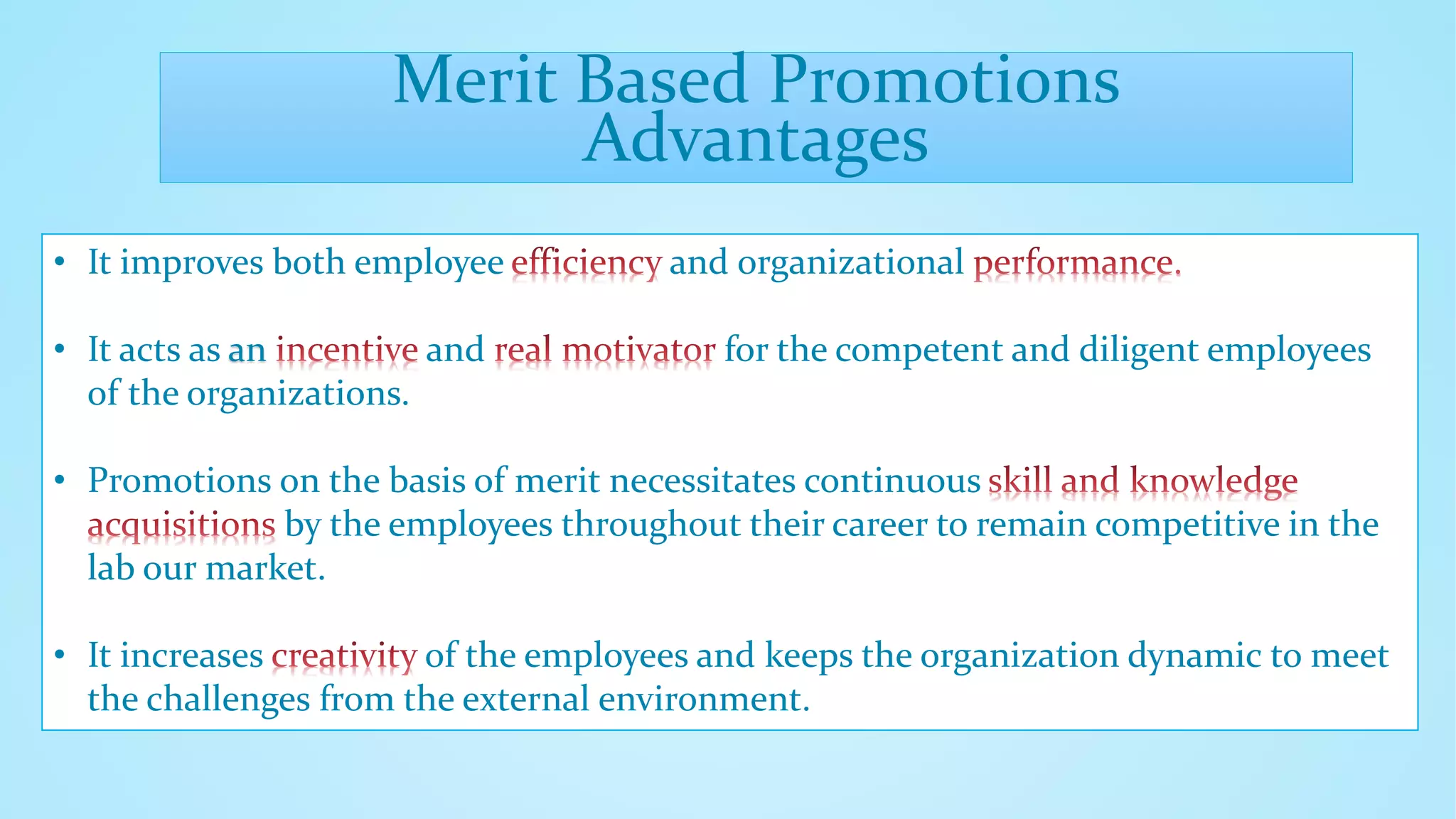Transfer and promotion | PPTX