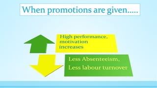 When promotions are given…..
 