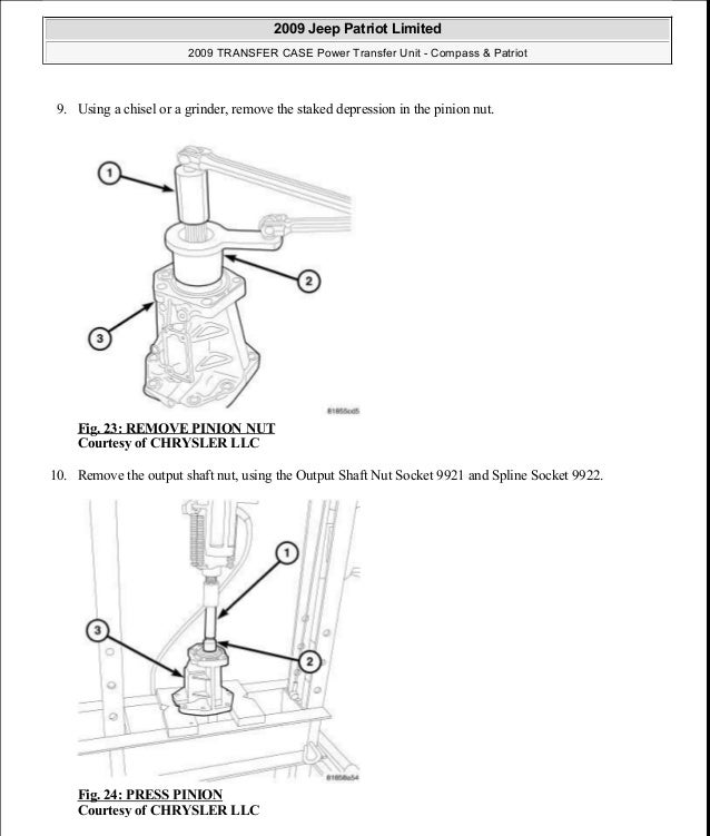 Remove Transfer Case 2010 Jeep Compass Repair Guides