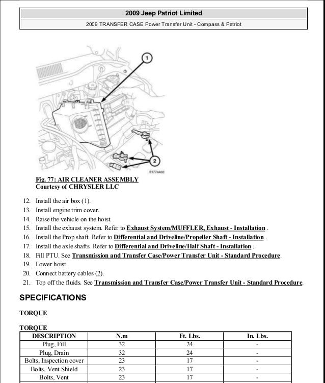 Manual Reparacion Jeep Compass