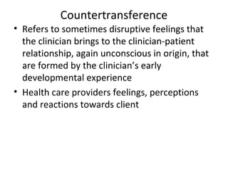 Transference
