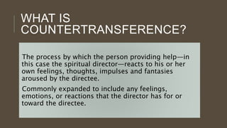 Transference Countertransference