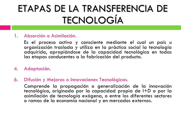 Transferencia de Tecnología