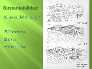 ¿Qué se debe hacer?


T Preservar
T Usar
R Conservar
 