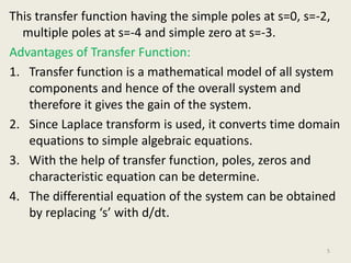 Transfer Fn Mech Systm 1