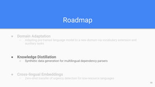 Transfer Learning for Low Resource Languages and Domains | PDF