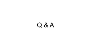 Q & A
 